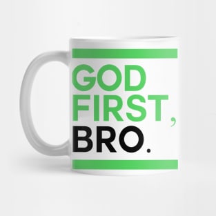 God First Bro Christian Apparel Christ Jesus Gift Mug